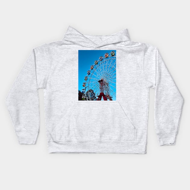 Ferris Wheel Kids Hoodie by aureliaazreal